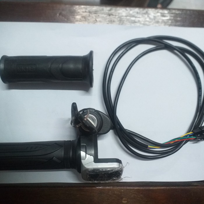 Grip Gas Indikator Kontak 48V Sepeda Listrik Sparepart #Original
