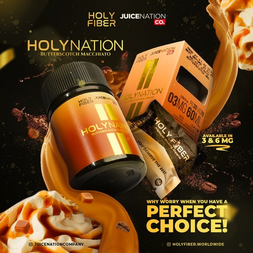 LIQUIDS 60ML HOLYNATION BUTTERSCOTCH MACCHIATO