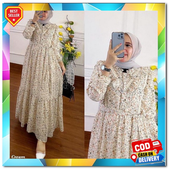 Amanda Gamis Wanita Dewasa Terbaru 2023  Elegan Remaja Kekinian Viral  Modern Lebaran Mewah  Muslima
