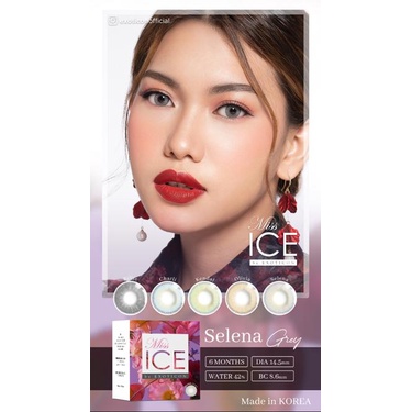 SOFTLENS X2 MISS ICE KENDAL GREEN ( -0.50 S,D -6.00 ) DIA 14.5 MM