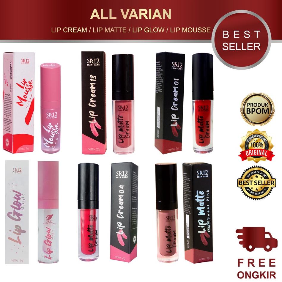 ✨Terbaru✨ LIP PRODUCT SR12 ALL VARIAN / LIPCREAM SR12 / LIP CREAM SR12 / LIPMATTE SR12 / LIP MATTE S