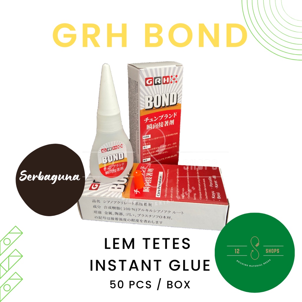 

GRH BOND LEM TETES SUPER SERBAGUNA ALTECO INSTANT GLUE KOREA UNTUK APA SAJA ALL PURPOSE