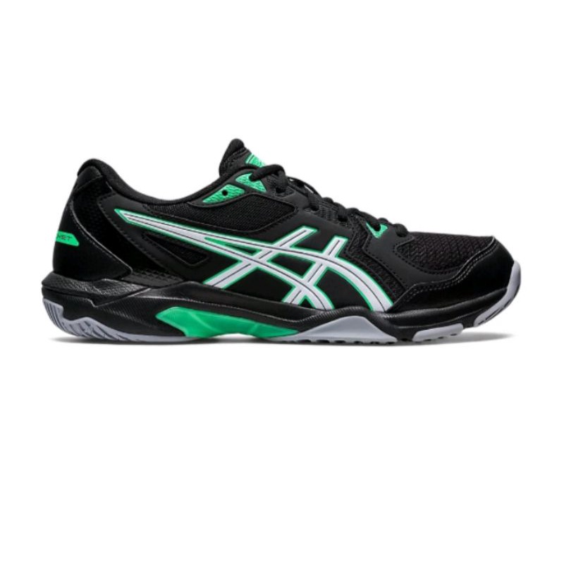 SEPATU VOLLEY ASICS GEL ROCKET 10 BLACK / NEW LEAF