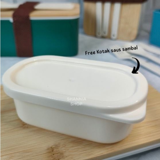 [BAMBOO SET] Set Lunch Box dan Termos Bambu Mini Japanese Bamboo / Set Kotak Makan / Tumbler / Bento Box