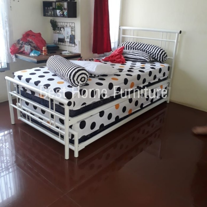 Tempat Ranjang Besi Sorong 2 In 1 Mars Uk 90X200