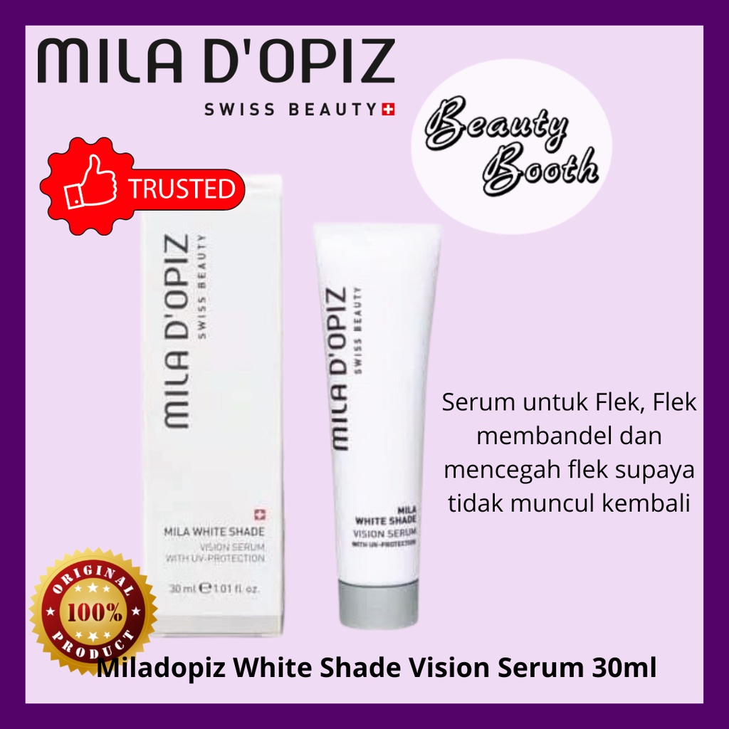 PAKET MILADOPIZ White Shade Ampoule + Vision Serum 30ml + Day &amp; Night Cream 50ml