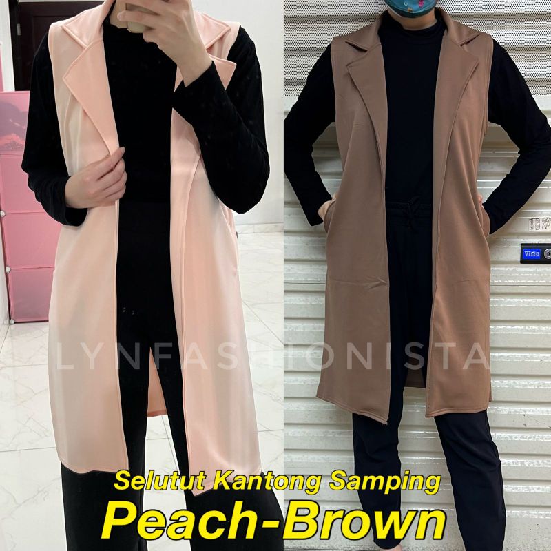 POCKET VEST BLAZER KOREA/BLAZER WANITA KANTOR TEBAL MURAH/939