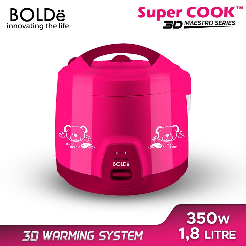 BOLDe Super Cook Maestro Series 1,8 Liter - Rice Cooker Magic Com Penanak Nasi