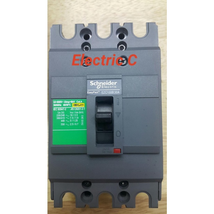 Schneider Electric / Merlin Gerin / MCCB EZC 100 B / NFB 3phase 30 A