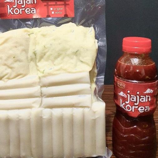 

♣ Paket Topoki 500g + Odeng 200g + Saus 200ml Jajan korea - halal ►