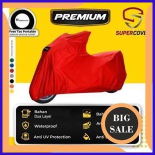 SARUNG MOTOR SUPER COVER PREMIUM TVS Apache RTR 160 4V  Merah 1M4R23 onderdil