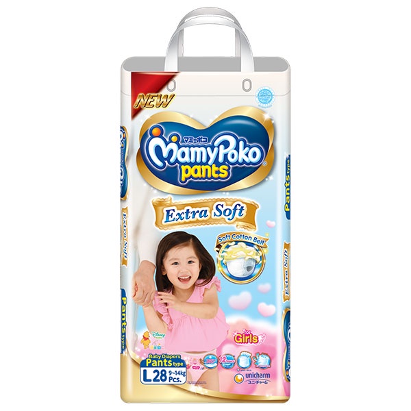 MAMY POKO PANTS GIRLS L 28 PCS - POPOK