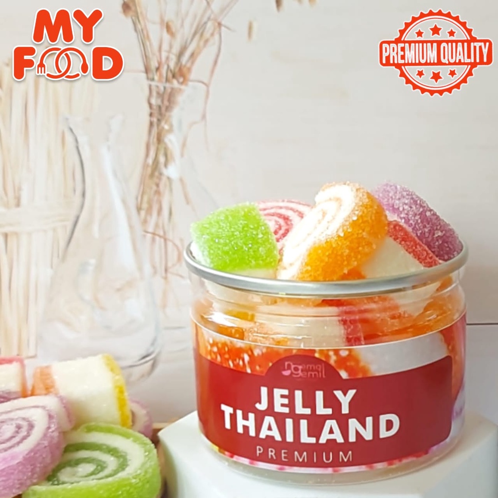 

[Myfoodofficial] - Can Jelly Thailand Jelly Roll Jelly Sandwich Jelly Lapis Gula Kualitas Premium