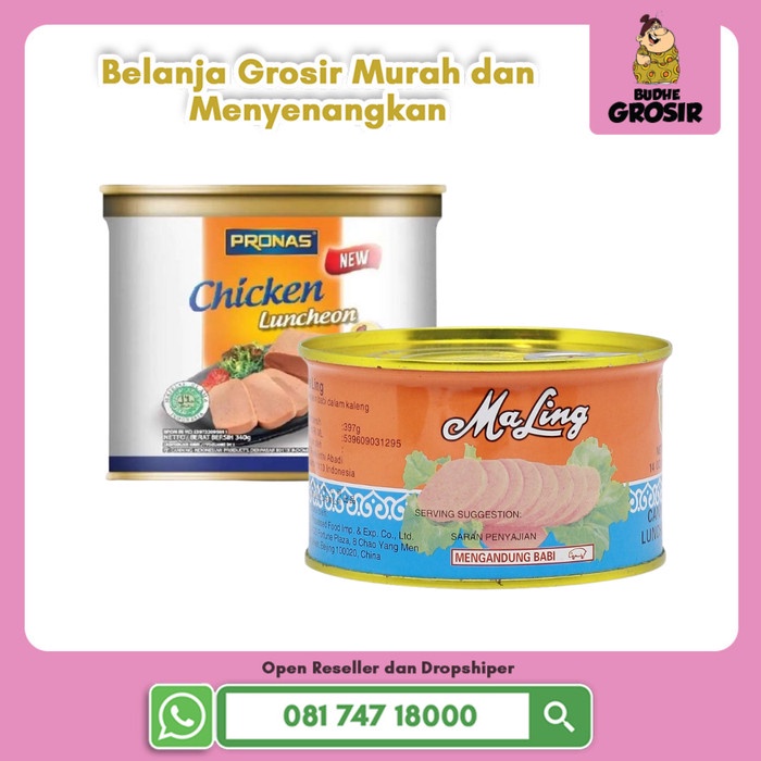 

PAKET - PRONAS LUNCHEON AYAM 340 GRAM + MALING FYF 397G