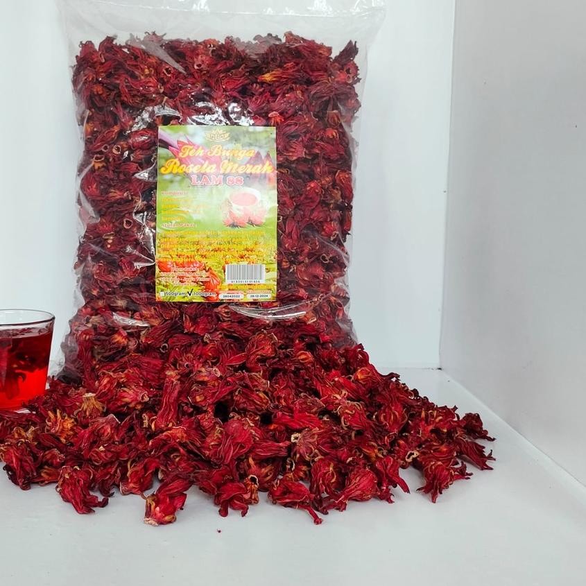 

➶ rosella merah kering panen baru kuliatas super berat 1kg ✰