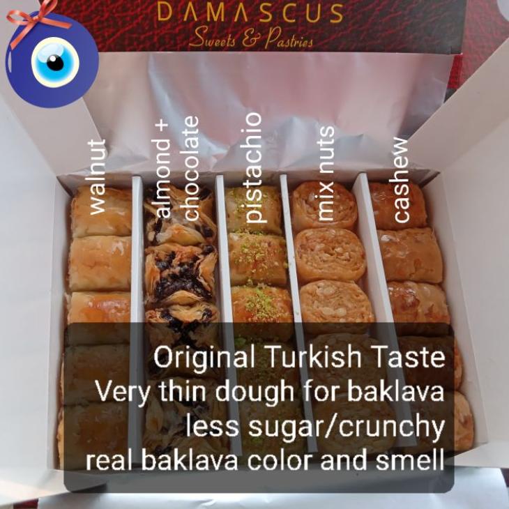 

➢ Damascus Baklava Turki Premium Kemasan Baru ▼