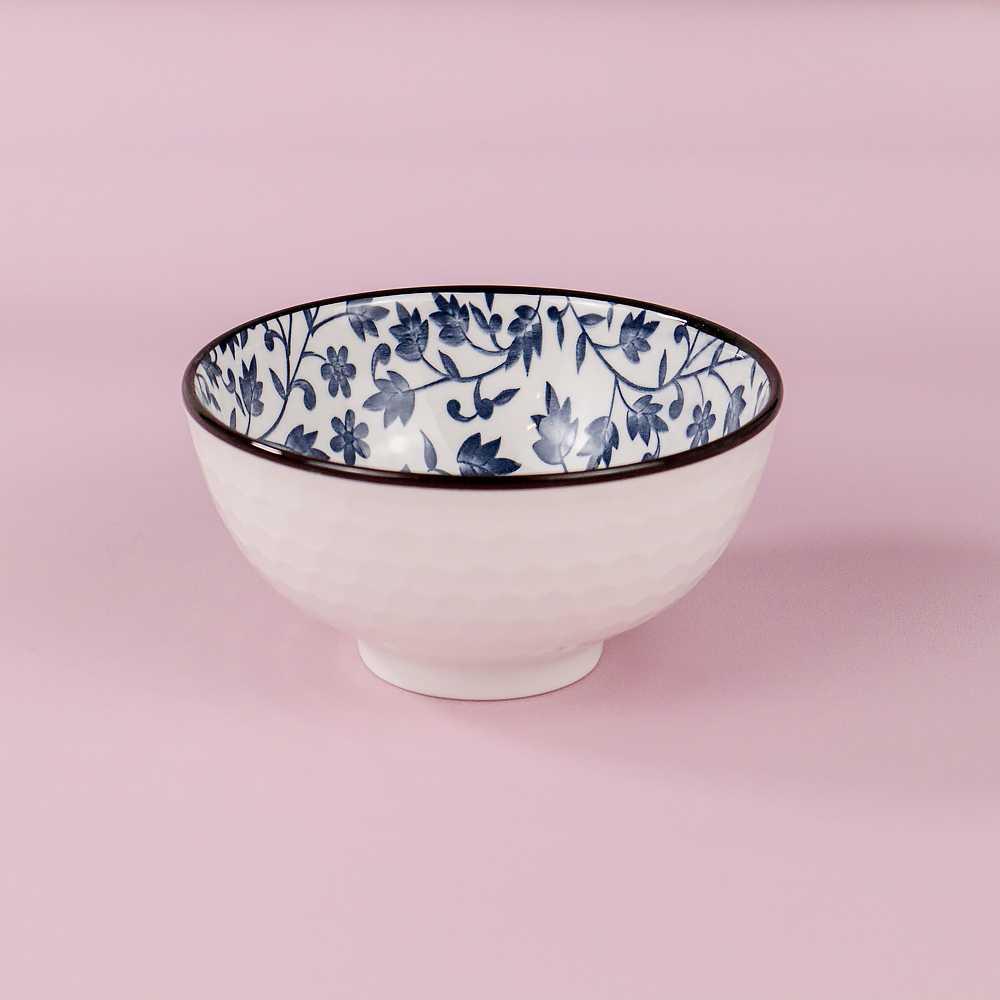 Mangkuk Keramik Bowl Japanese Style 6 PCS - TY-747 - White