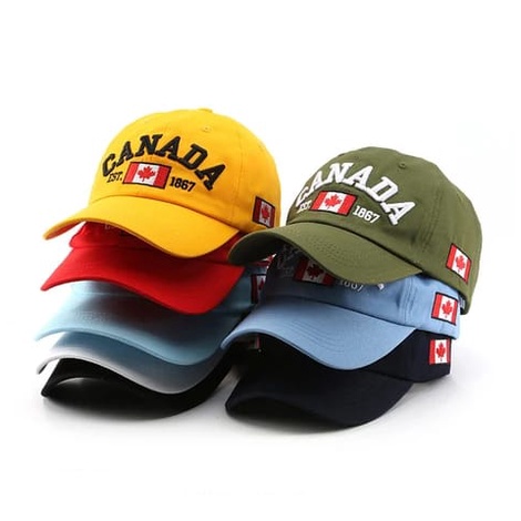 Canada EST 1867 Topi Baseball Hat Cap Casual Sport Pria Wanita Distro bisa bayar di tempat