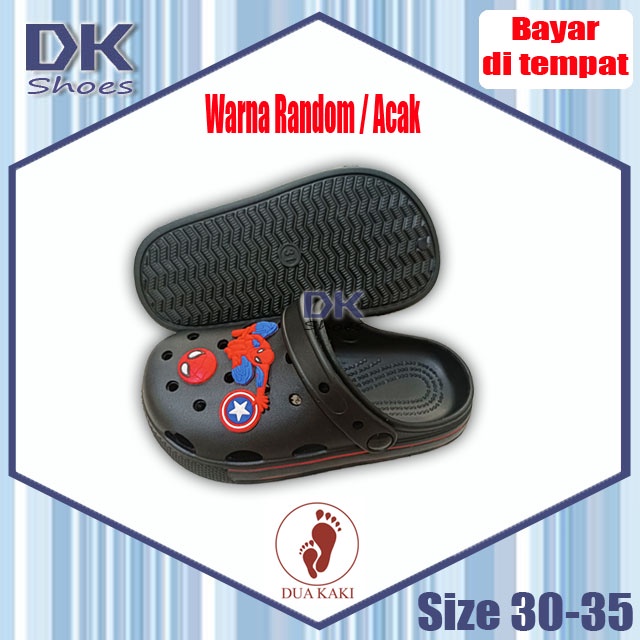 Dua Kaki 231 30-35 Sandal Baim Anak / Sepatu Kodok / Sandal Superhero / Sandal Anak / Bakpao