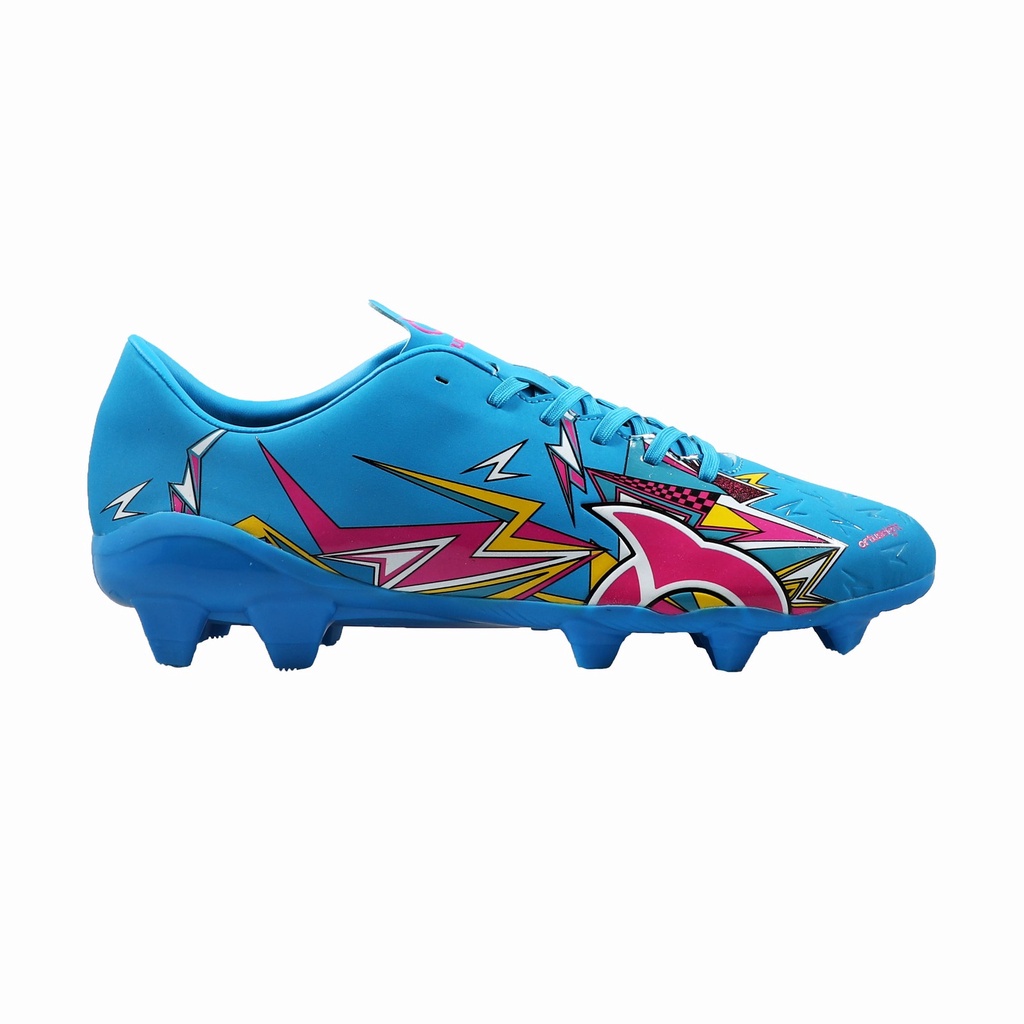 SEPATU BOLA ORTUSEIGHT CATALYST THUNDERCLAP FG - ROYAL BLUE/PINK/YELLOW