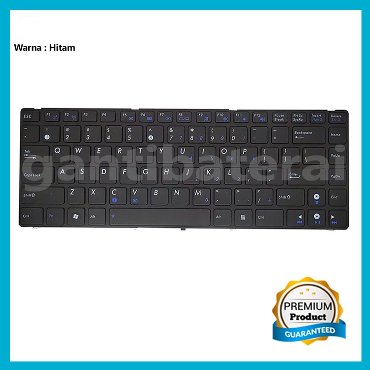 Keyboard Asus A43S A43SJ K43SA A43SA K43SJ K43S fleksibel samping