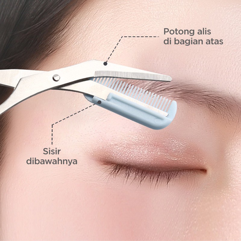 GP Alat Gunting Alis Perapi Alis Brow Class/Gunting Alis mata