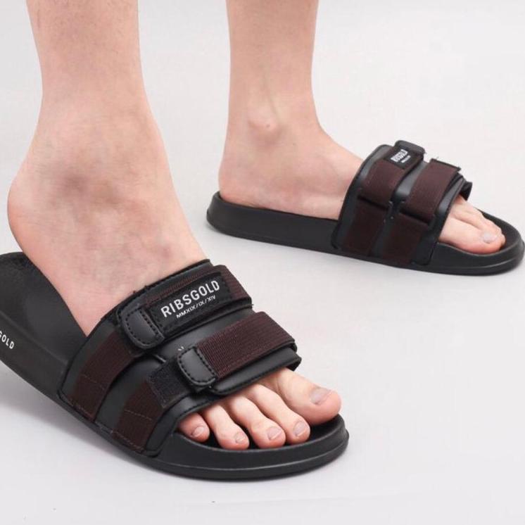 ✨MEN SALE✨ RIBSGOLD / SENDAL RIBSGOLD / SLIPPER STRAP / SENDAL SLIPPER / SLIPPER STRAP RIBSGOLD 