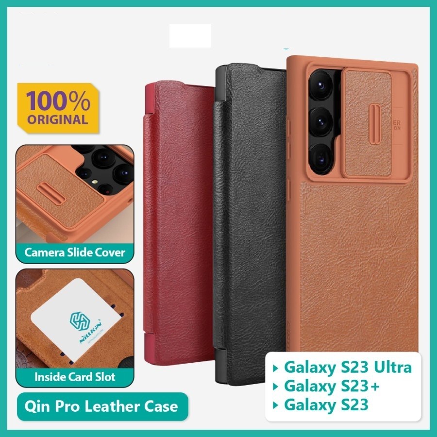 NILLKIN CASE QIN PRO SAMSUNG S23 S23 PLUS S23 ULTRA Leather Flip