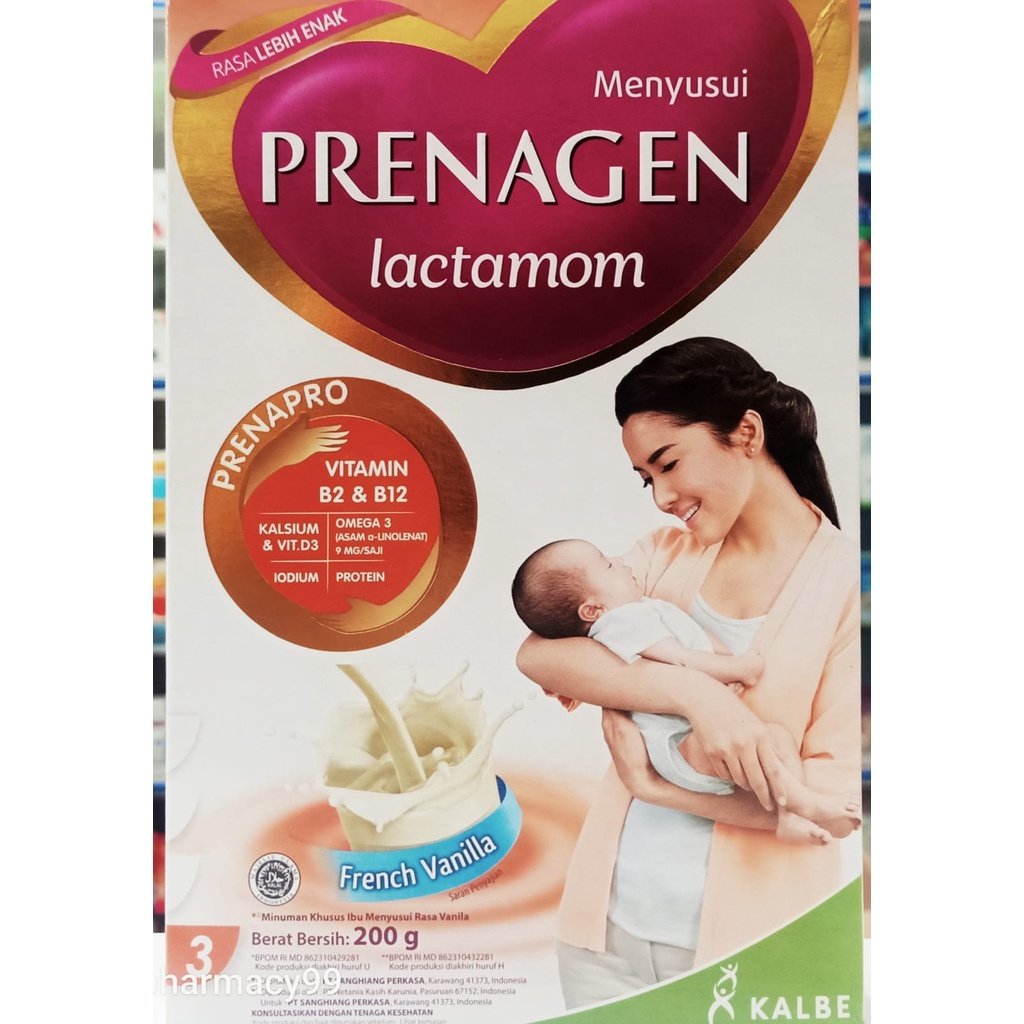 Prenagen Lactamom 200gr - Susu Ibu Menyusui 𝐑𝐚𝐬𝐚 𝐅𝐫𝐞𝐧𝐜𝐡 𝐕𝐚𝐧𝐢𝐥𝐚