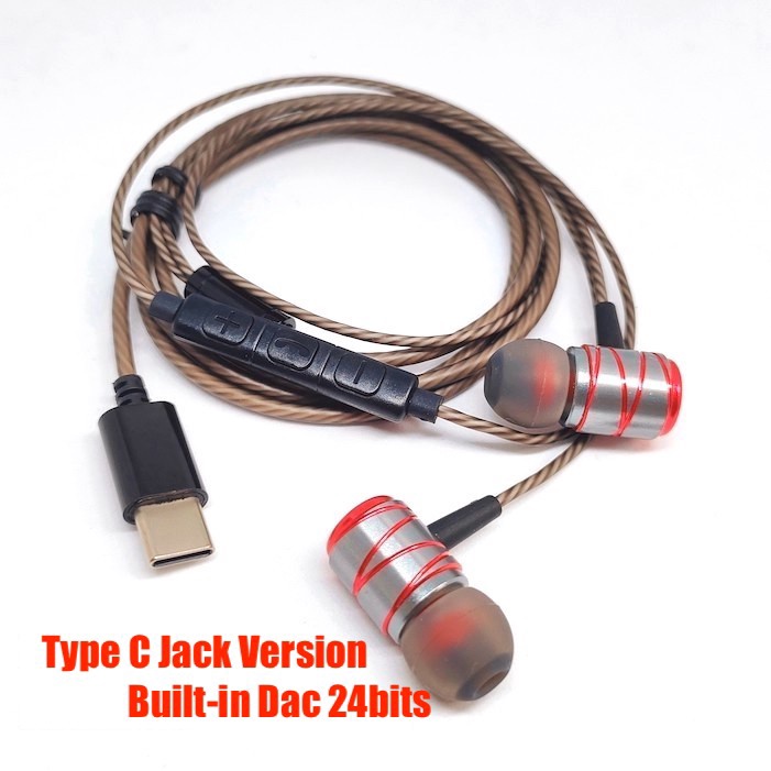 Master DIY Artistic Metal Earphone Head-Fi Level Headset With Mic