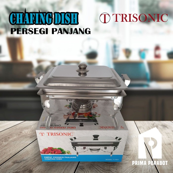 Terlaris Wadah Prasmanan Chafing Dish Persegi Panjang