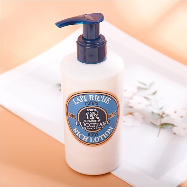 Loccitane Shea Butter Body Lotion 250ml/ Losion Tubuh/ krim tubuh Pelembab Kulit Kering