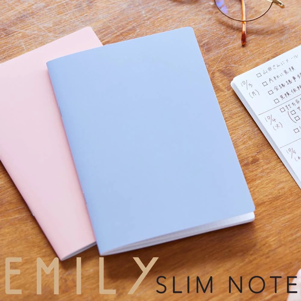

King Jim Emily Slim Notebook B6 Nuance Colors Buku Tulis Grid Limited Edition