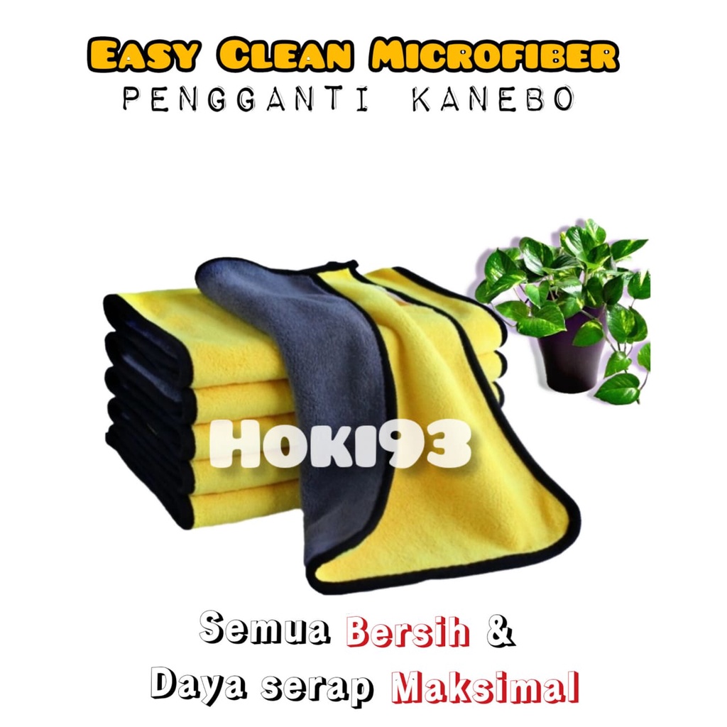 KAIN LAP MICROFIBER 30 X 30 kain lap serbaguna kain Pengganti KANEBO