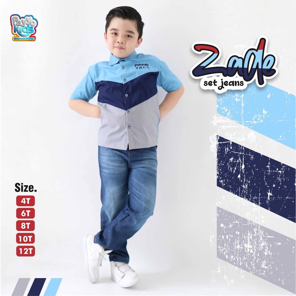 Setelan anak cowok Zade Set jeans by payyo