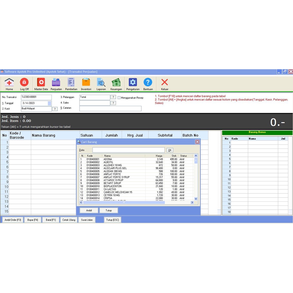 Software Apotek & Klinik