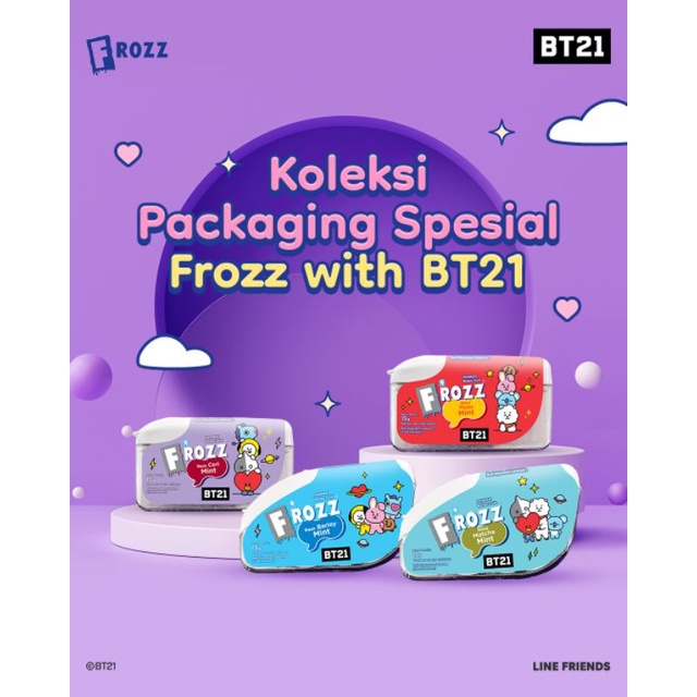 

Frozz BT21 Permen Bebas Gula 15gr