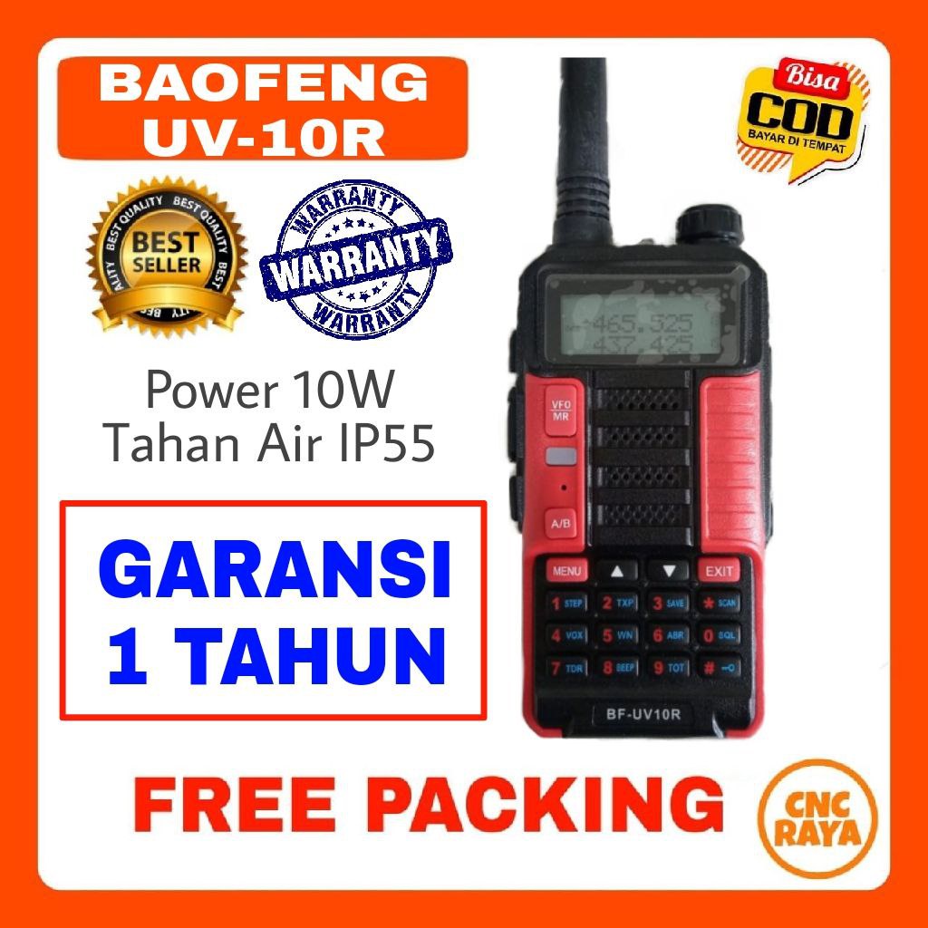 HT Bofeng UV10r dual band UHF / VHF Garansi 1 Tahun Walkie Talke | H T Baofeng UV 10R Dual Band Handy Talky | Hate Boafeng UV-10R UHF VHF | Toko Radio Komunikasi