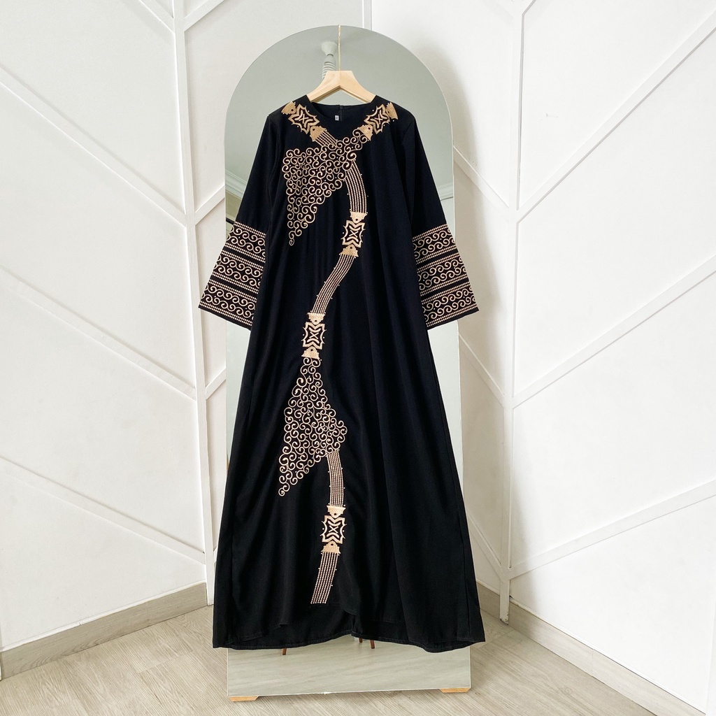 ABAYA SYIFA / Gamis Turkey / Longdress Muslimah / Maxy Formal / Busana Muslim / Dress Kondangan / Pakaian Mewah Arabic