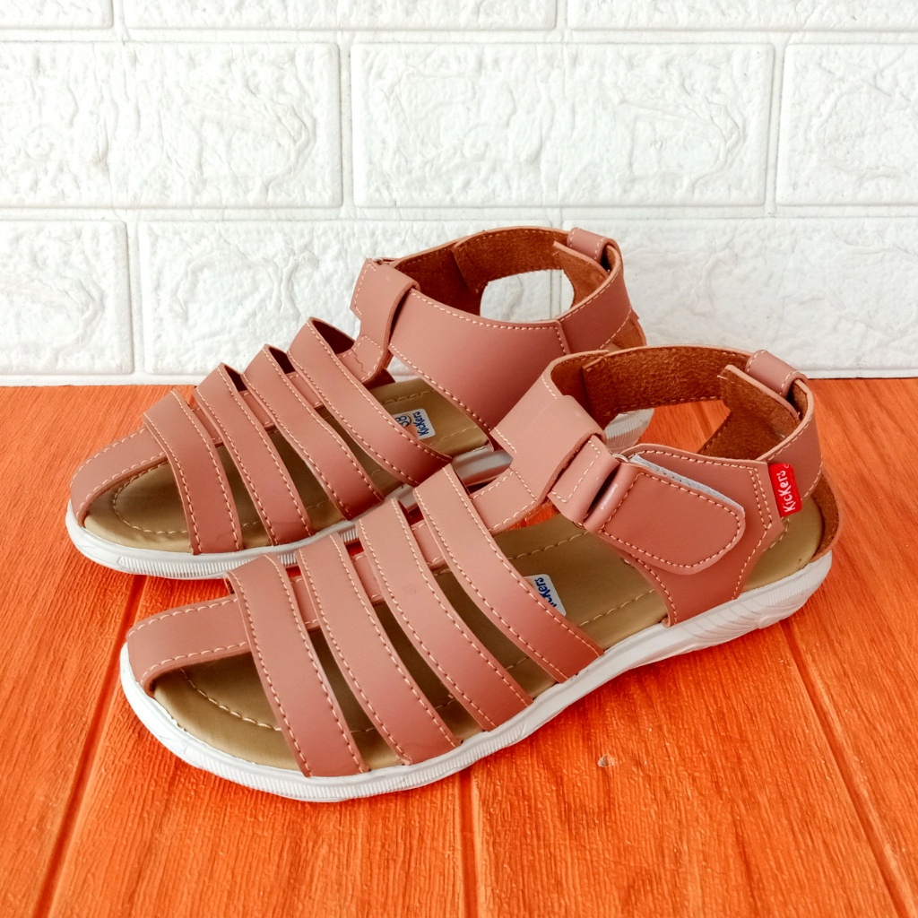 Sandal Wanita Let Wedges Kenzi Fz Hak 2cm Size 37-40
