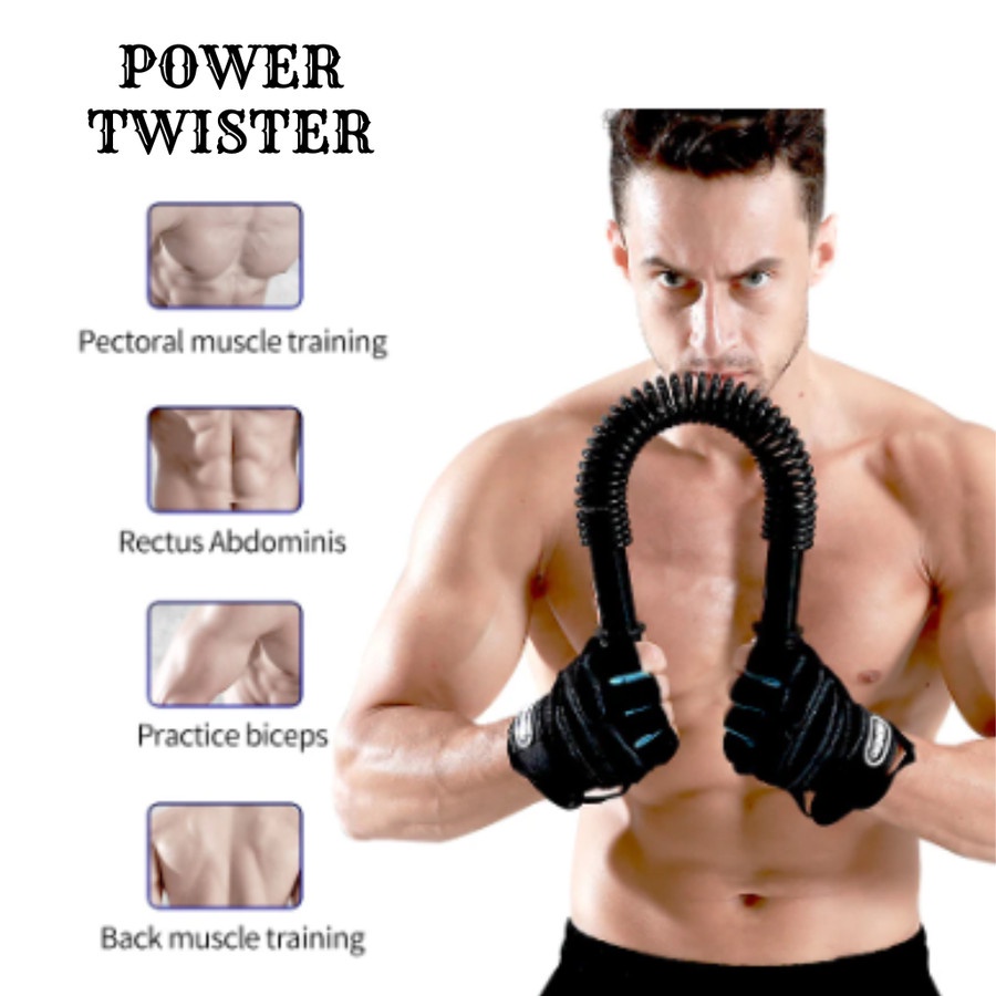 Power Twister 30KG-40KG - Alat Fitness Pembentuk Otot Bahu Lengan