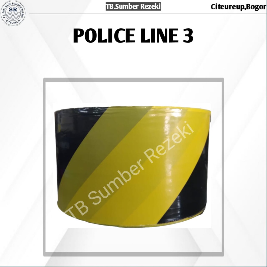 Police Line / Police Line Hitam Kuning