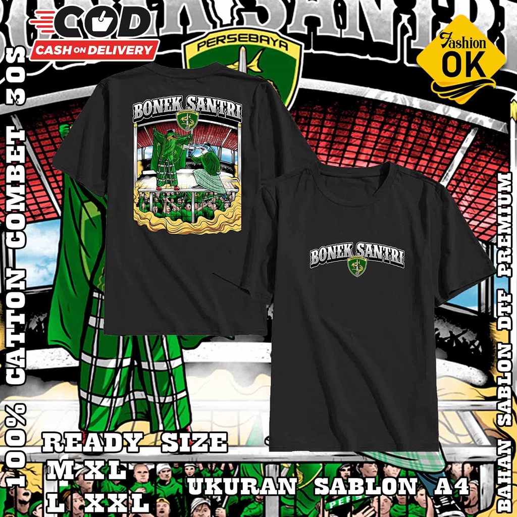 KAOS SANTRI PERSEBAYA 96 KAOS PERSEBAYA SURABAYA DISTRO BAJU PERSEBAYA