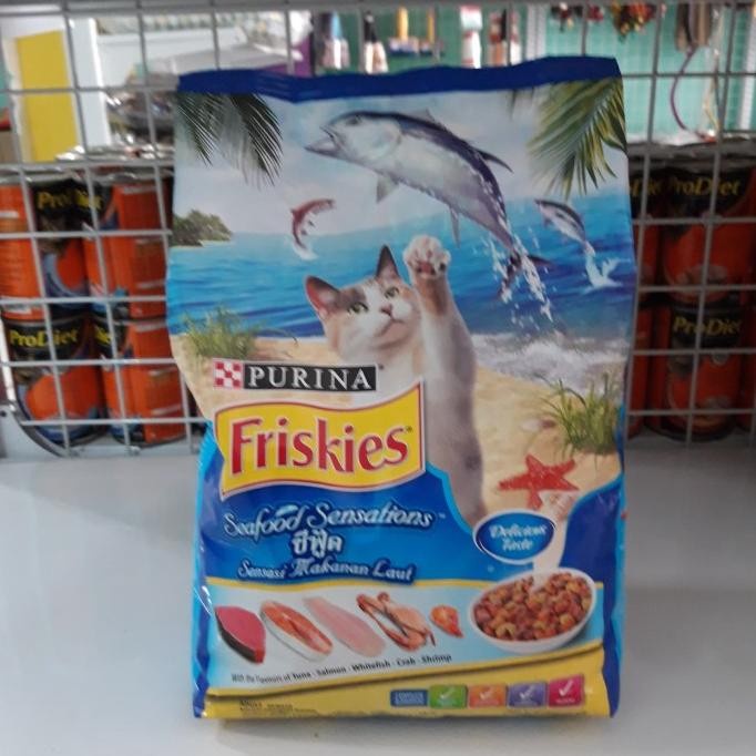 PURINA FRISKIES seafood sensation 1,1kg cat food adult friskies seafood