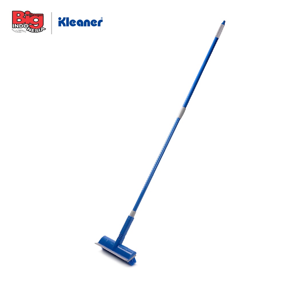 Sikat Lantai Dorong 2 In 1 Serokan Air Floor Brush Alat Pembersih Serbaguna Kleaner K19004