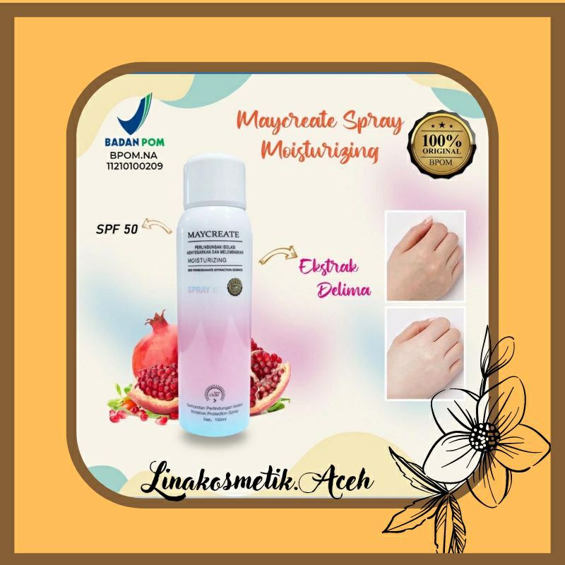 maycreate handbody spray BPOM
