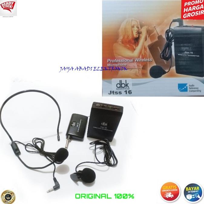 MIC WIRELESS CLIP ON BANDO HEADSET MIK WIRELES JEPIT KLIP
