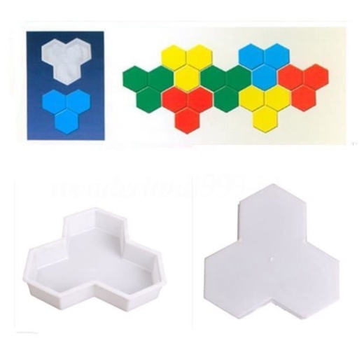 Promo Cetakan Paving Blok model tiga berlian 3 diamond conblock con block Murah