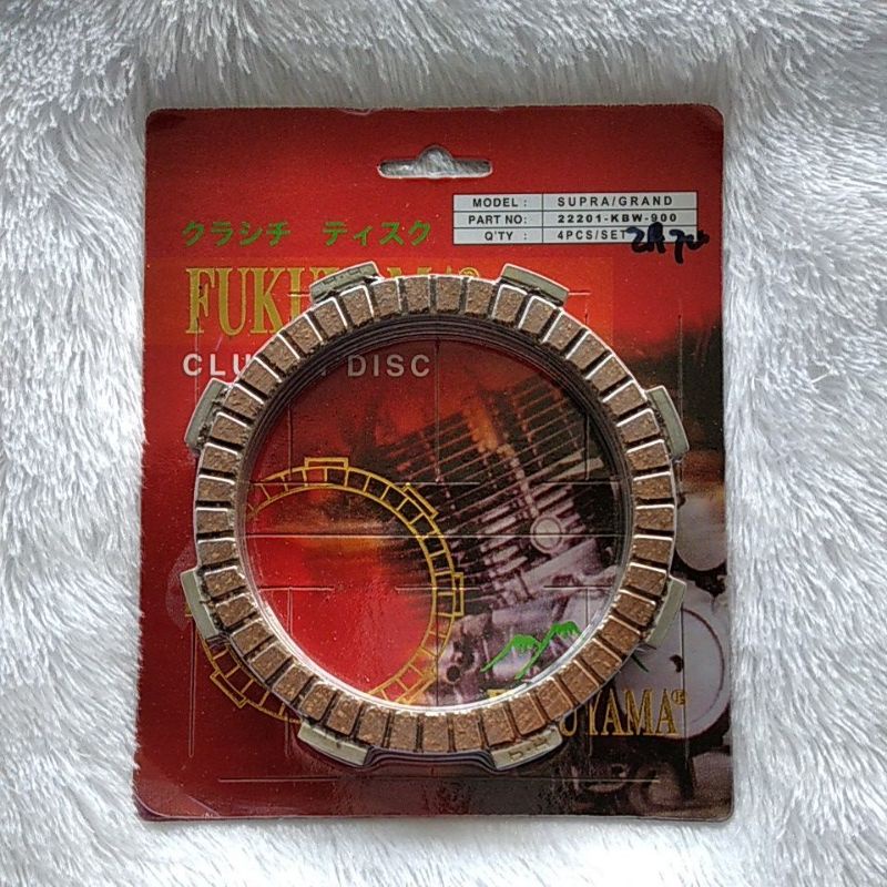 Kampas kopling supra gran legenda supra fit new prima 22201-KBW-900 ori FUKUYAMA