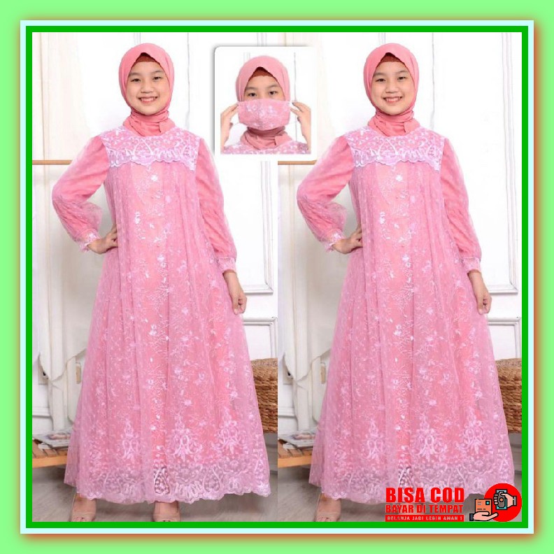 Gamis Anak Terbaru2023 Model Terbaru Dres Korea Remaja Murah Kekinian Syari Tanggung 2023 Adem Musli